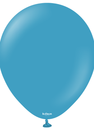 18in Kalisan Retro Deep Blue  25Ct - Joker Party Supply