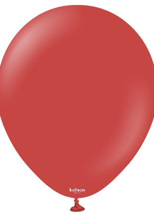 18in Kalisan Standard Deep Red 25Ct - Joker Party Supply