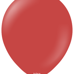 5in Kalisan Standard Deep Red 100Ct - Joker Party Supply