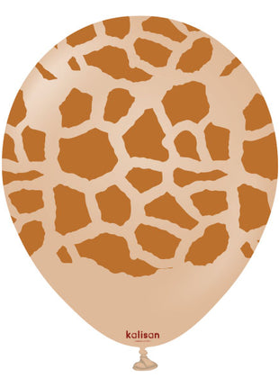 12in Kalisan Giraffe Desert Sand (Caramel Print) 25ct