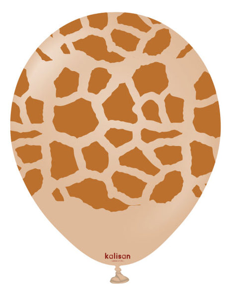 12in Kalisan Giraffe Desert Sand (Caramel Print) 25ct