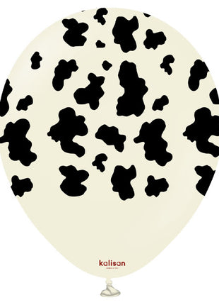 12in Kalsian White Sand Cow Print 25ct