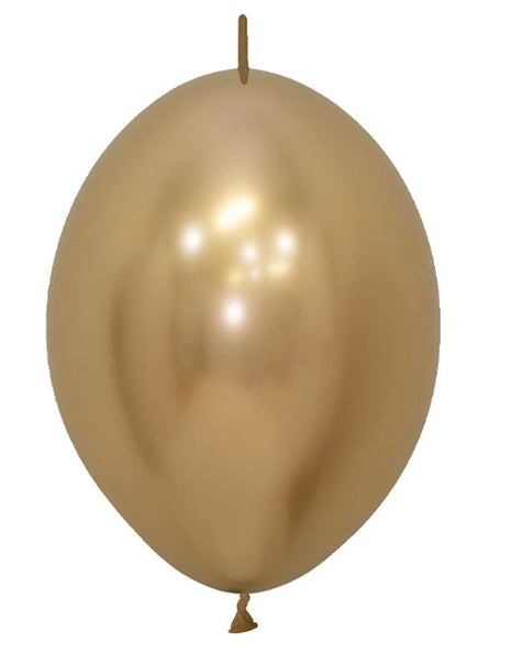12in Sempertex Link-O-Loon Reflex Gold 25ct