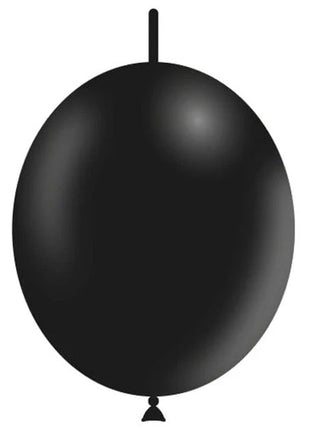 6in Balloonia Decolink Black 100ct