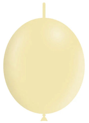 6in Balloonia Decolink Matte Yellow 100ct