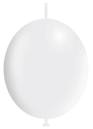 6in Balloonia Decolink White 100ct
