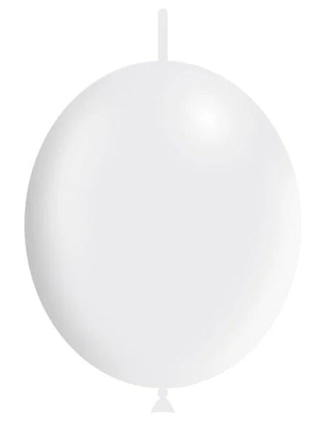 6in Balloonia Decolink White 100ct