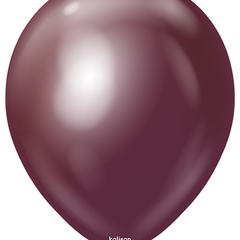 5in Kalisan Mirror Burgundy 100Ct - Joker Party Supply