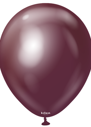 18in Kalisan Mirror Burgundy 25Ct - Joker Party Supply