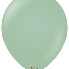5in Kalisan Retro Winter Green 100Ct - Joker Party Supply
