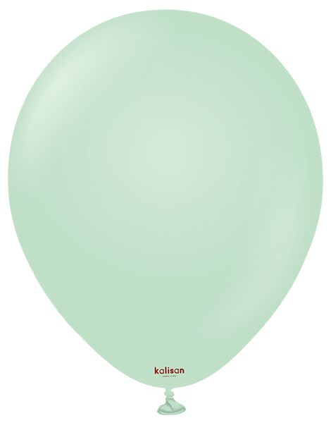 18in Kalisan Macaron Green - 25Ct - Joker Party Supply
