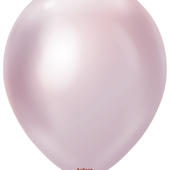 5in Kalisan Mirror Pink Gold 100Ct - Joker Party Supply