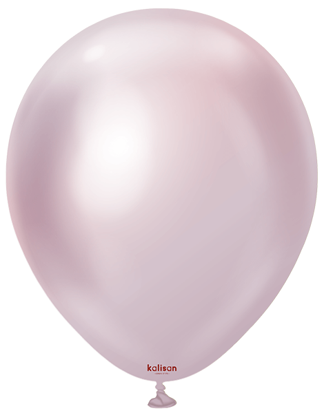 5in Kalisan Mirror Pink Gold 100Ct - Joker Party Supply