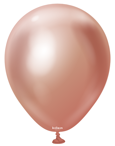 12in Kalisan Mirror Rose Gold 50Ct - Joker Party Supply