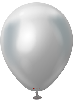 18in Kalisan Mirror Silver 25Ct - Joker Party Supply