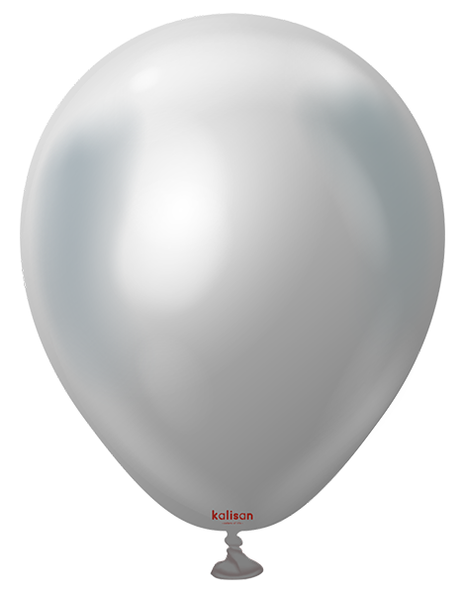 18in Kalisan Mirror Silver 25Ct - Joker Party Supply