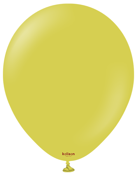 5in Kalisan Retro Olive 100Ct - Joker Party Supply