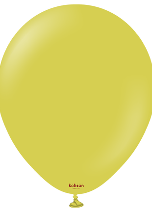 18in Kalisan Retro Olive 25Ct - Joker Party Supply