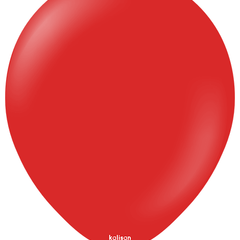 5in Kalisan Standard Red 100Ct - Joker Party Supply