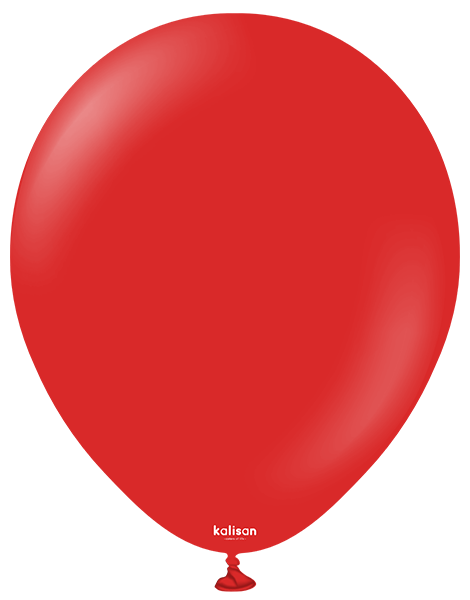 5in Kalisan Standard Red 100Ct - Joker Party Supply