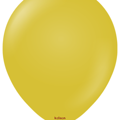 5in Kalisan Retro Mustard 100Ct - Joker Party Supply