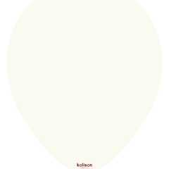 5in Kalisan Retro White 100Ct - Joker Party Supply