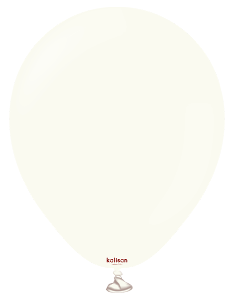 5in Kalisan Retro White 100Ct - Joker Party Supply