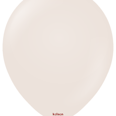 5in Kalisan Retro White Sand 100Ct - Joker Party Supply