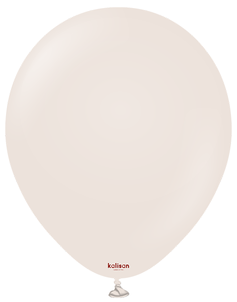 5in Kalisan Retro White Sand 100Ct - Joker Party Supply