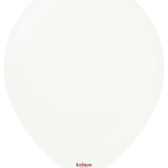 5in Kalisan Standard White 100Ct - Joker Party Supply