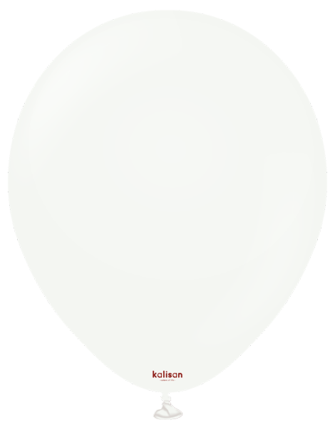 5in Kalisan Standard White 100Ct - Joker Party Supply
