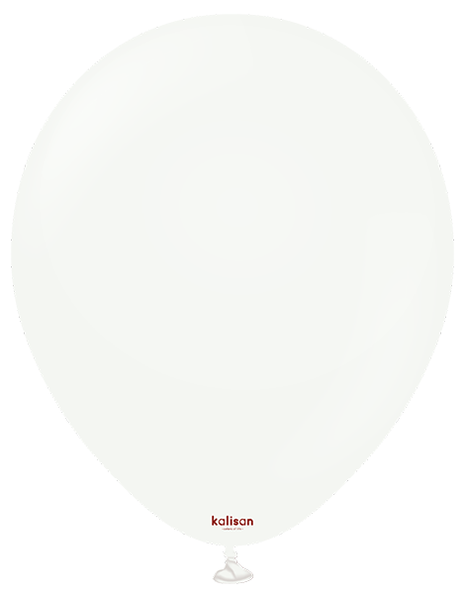 18in Kalisan Standard White 25Ct - Joker Party Supply
