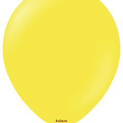 5in Kalisan Standard Yellow 100Ct - Joker Party Supply