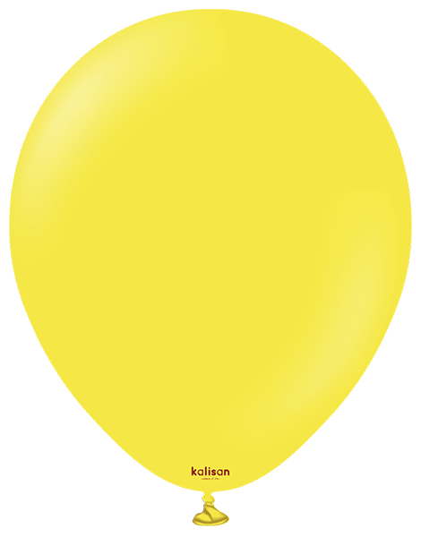 5in Kalisan Standard Yellow 100Ct - Joker Party Supply