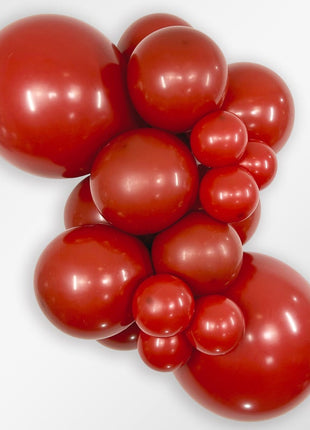 Sempertex Link-O-Loon Deluxe Rojo Imperial de 6 pulgadas, 50 unidades