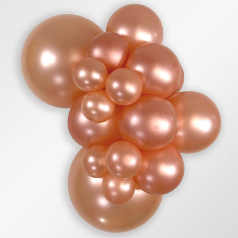 Oro rosa metálico Sempertex de 5 pulgadas y 100 ct