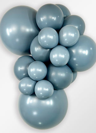 24in Sempertex Pastel Dusk Blue 10ct