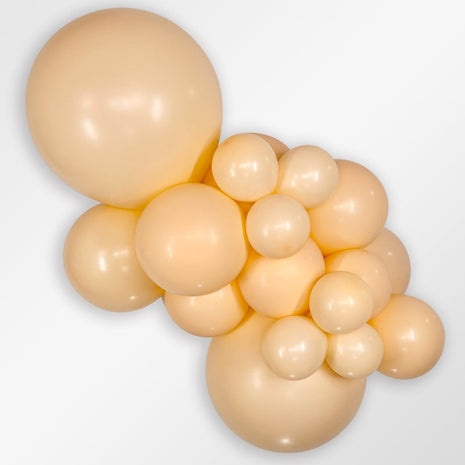 18in Sempertex Pastel Matte Malibu Peach 25ct