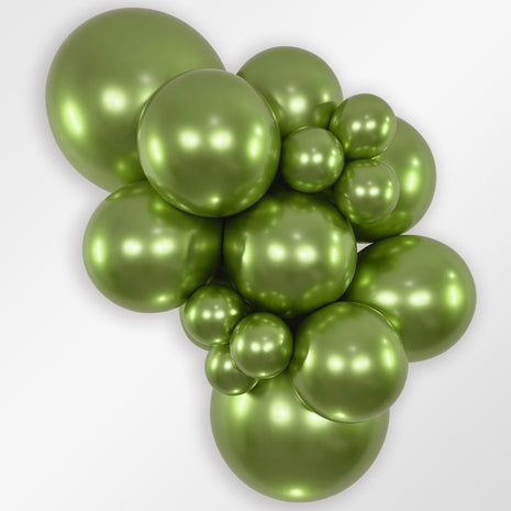 Sempertex Reflex Key Lime, 5 pulgadas, 100 unidades