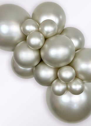 Sempertex Silk Cream Pearl, 24 pulgadas, 10 unidades