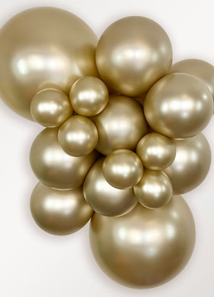 5in Sempertex Silk Gold Dust 100ct