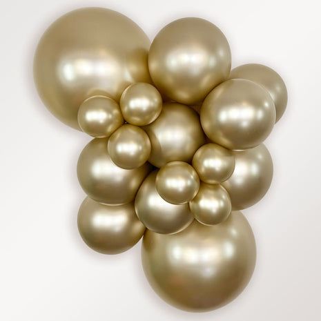 Polvo de oro de seda Sempertex de 18 pulgadas, 25 unidades