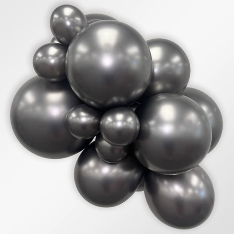 24in Sempertex Silk Midnight Gray 10ct