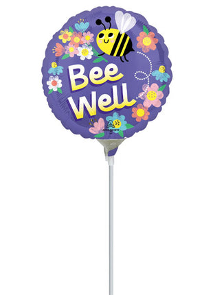9in Anagram Bee Well Balloon (Heat Seal Required)