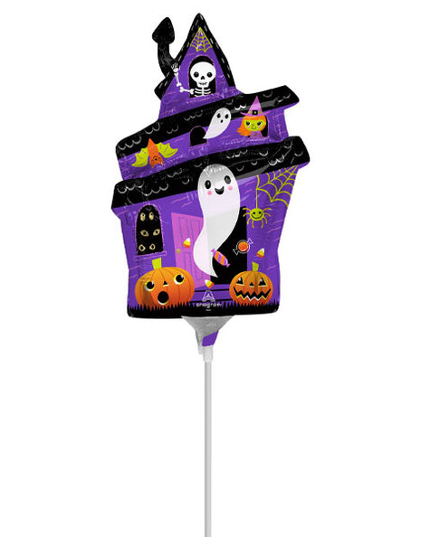 14in Anagram Halloween Haunted House Balloon (Heat Seal Required)