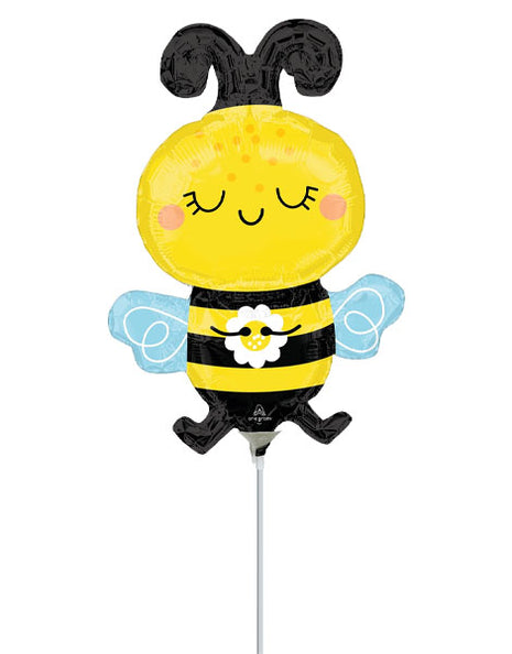 14in Anagram Happy Bee Balloon (Heat Seal Required)