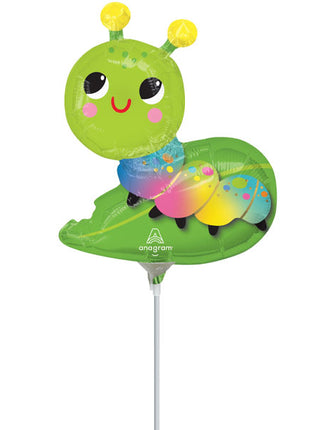 14in Anagram Happy Caterpillar Balloon (Heat Seal Required)