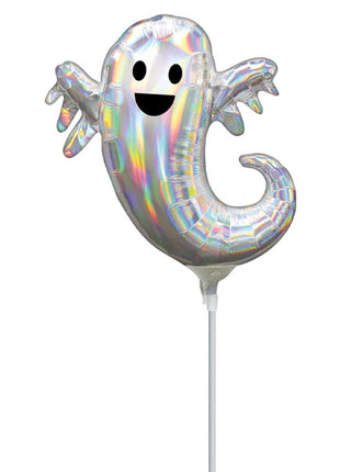 14in Anagram Iridescent Ghost Balloon (Heat Seal Required)