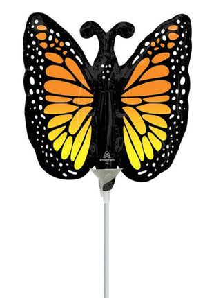 14in Anagram Monarch Butterfly Glow Balloon (Heat Seal Required)