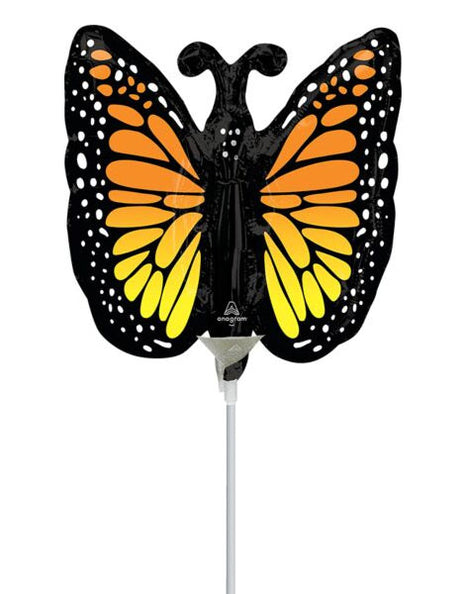14in Anagram Monarch Butterfly Glow Balloon (Heat Seal Required)